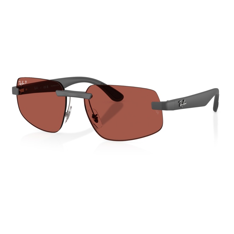 Ray-Ban sunglasses RB4475 (lens colour: Polarised S Red) grey - 1 pair of glasses